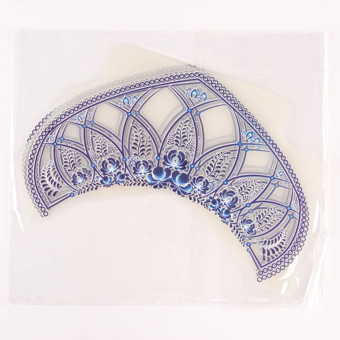 Термотрансфер «Гжель на белом», набор 10 шт. Термотрансфер «Гжель на белом», набор 10 шт.