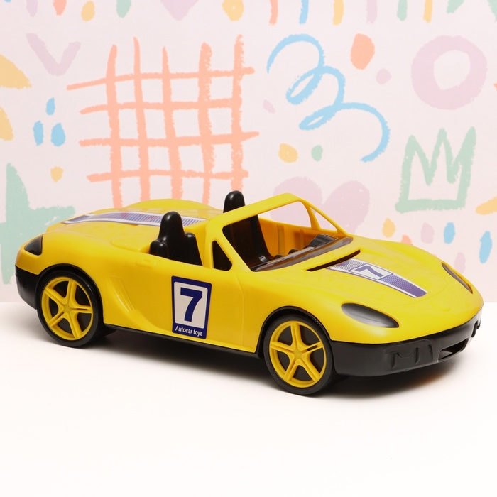 Машина пластмассовая  Машина пластмассовая "Кабриолет" 40 х 20 х 13 см, МИКС