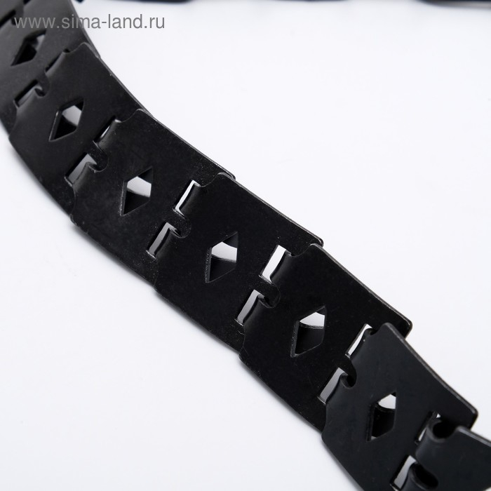 Ошейник строгий пластинчатый вороненый, 60 х 2,7 см Ошейник строгий пластинчатый вороненый, 60 х 2,7 см