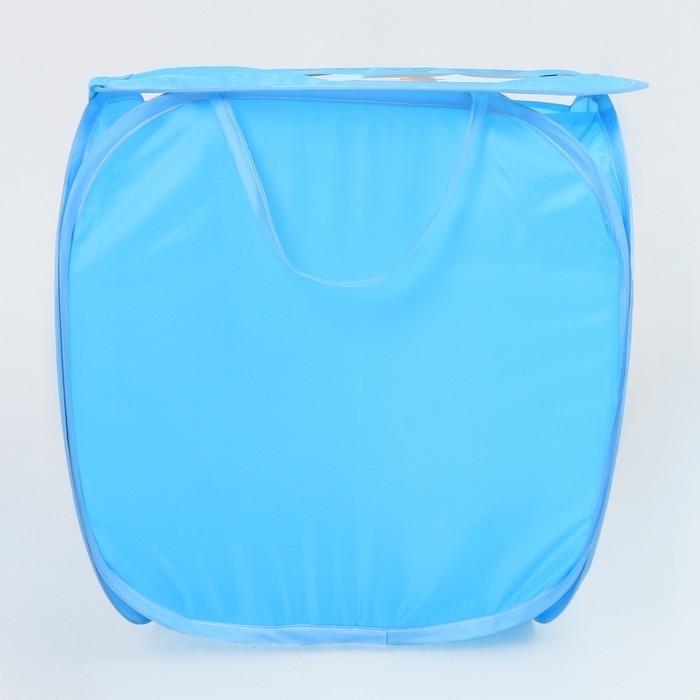 Корзина для хранения игрушек «Енотик» с крышкой, 45 х 45 х 43 см, синяя Корзина для хранения игрушек «Енотик» с крышкой, 45 х 45 х 43 см, синяя