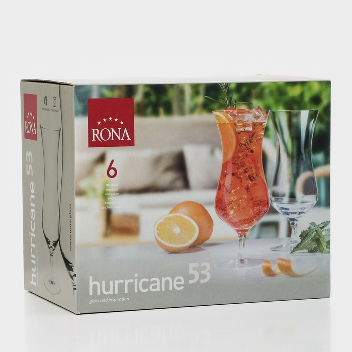 Набор для коктейлей UNIVERSAL, 530 мл, хрустальное стекло, 6 шт Набор для коктейлей UNIVERSAL, 530 мл, хрустальное стекло, 6 шт