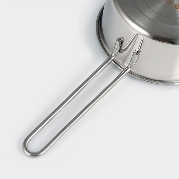 Ковш из нержавеющей стали «Грейт», 0,9 л, индукция Ковш из нержавеющей стали «Грейт», 0,9 л, индукция