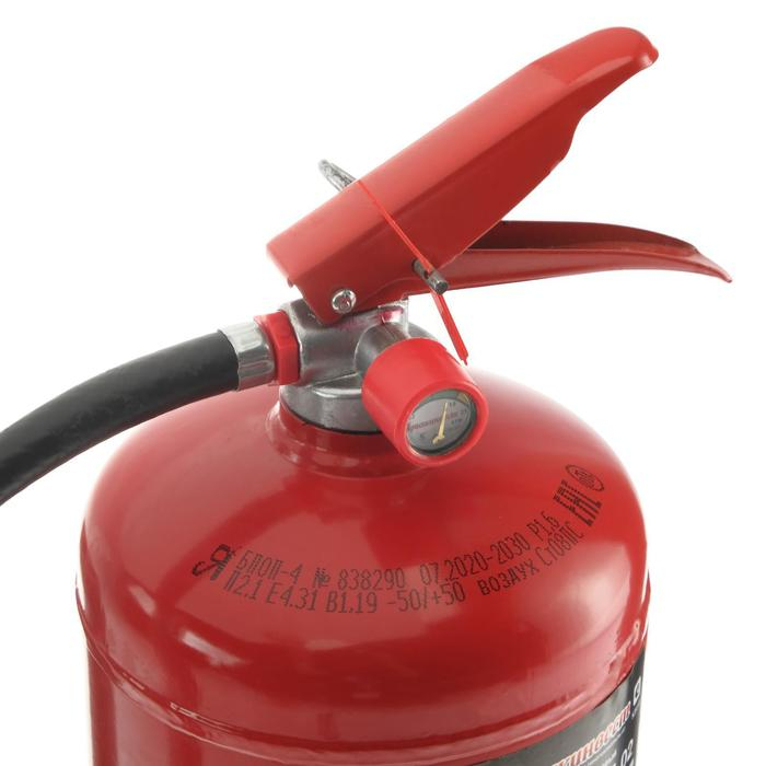 Огнетушитель порошковый  Огнетушитель порошковый "Ярпожинвест" ОП-4(3), BCE-02(А)