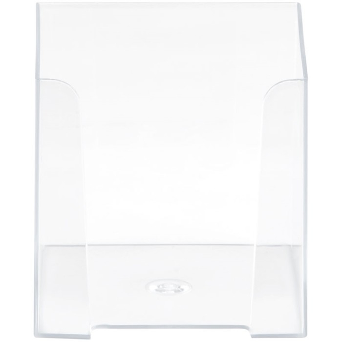 Подставка для бумажного блока 90 х 90 х 90 мм "Доступный офис" Calligrata, прозрачная