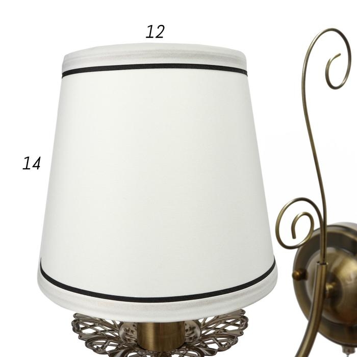 Бра Бра "Глория" 1х40Вт E14 бронза 20х15х35 см.