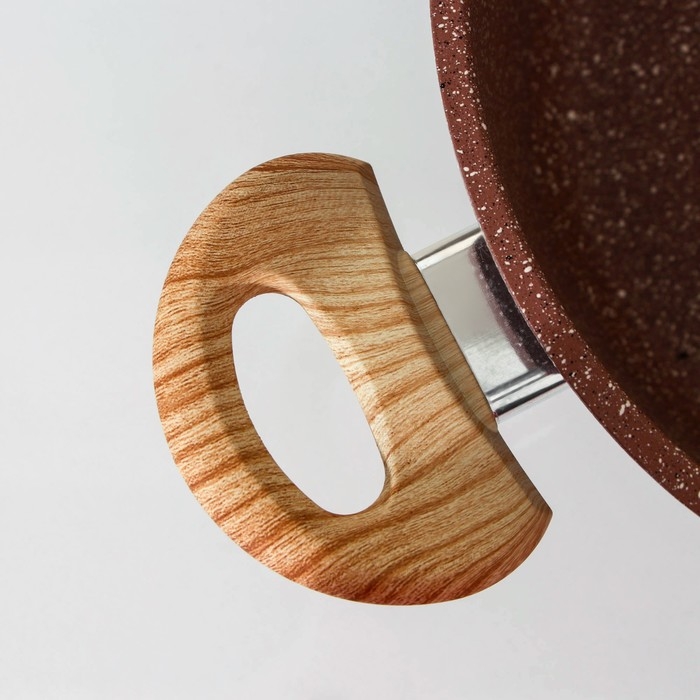 Кастрюля Доляна «Брауни», 4 л, d=20 см, h=11,5 см, стеклянная крышка, антипригарное покрытие, индукция Кастрюля Доляна «Брауни», 4 л, d=20 см, h=11,5 см, стеклянная крышка, антипригарное покрытие, индукция