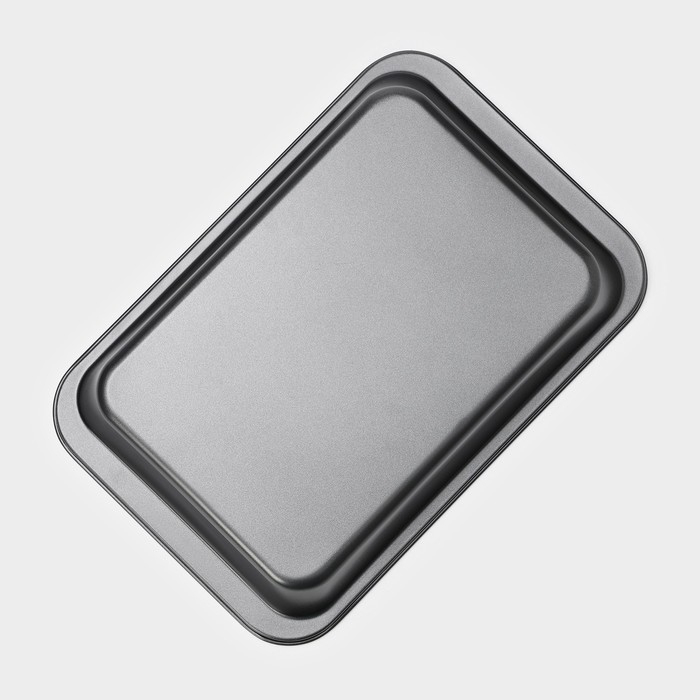 Противень Доляна «Прямоугольник. Жаклин», 37×25×5 см, антипригарное покрытие, цвет чёрный Противень Доляна «Прямоугольник. Жаклин», 37×25×5 см, антипригарное покрытие, цвет чёрный