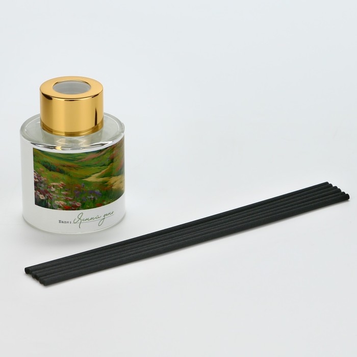 Диффузор ароматический палочки, ароматизатор для дома «Аромадиффузор: Ясный день», роза, 50 мл.