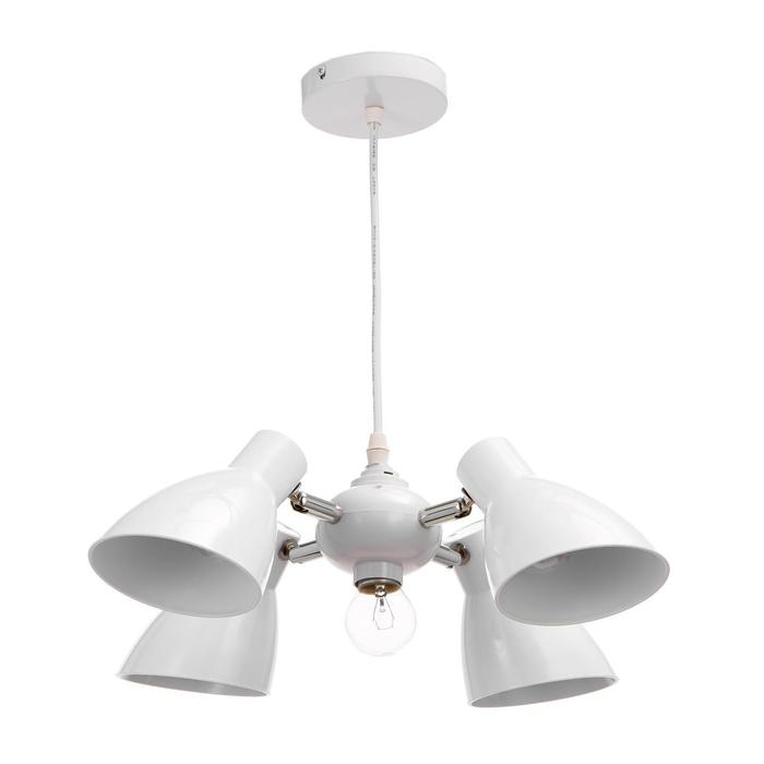 Люстра  Люстра "Классика" 5х15Вт Е27 белый 28х28х18 см BayerLux