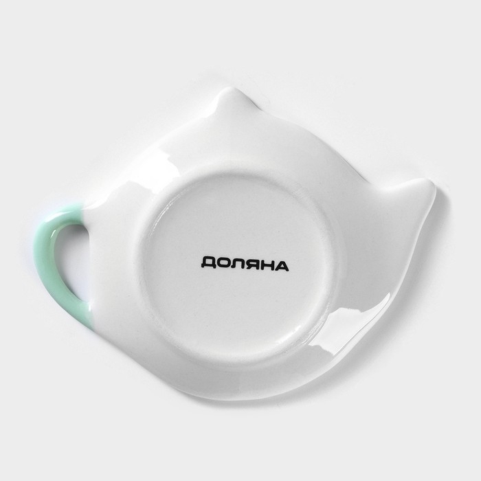 Подставка под чайный пакетик Доляна «Флора и Фауна», 12×9 см Подставка под чайный пакетик Доляна «Флора и Фауна», 12×9 см