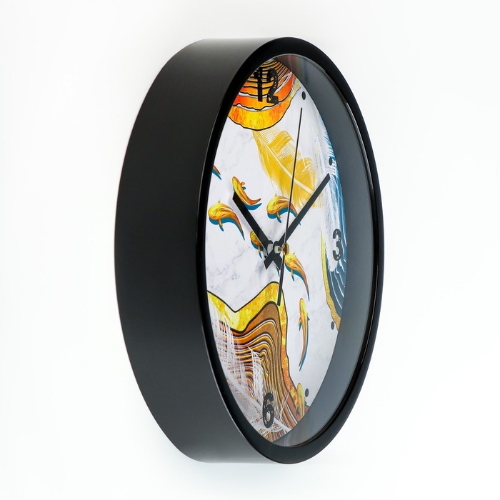 Часы настенные Часы настенные "Рыбки", d-20 см, плавный ход