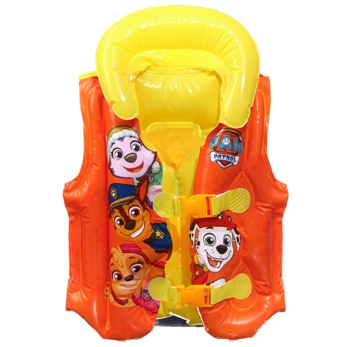 Жилет надувной PAW PATROL, для плавания, детский, цвет жёлтый Жилет надувной PAW PATROL, для плавания, детский, цвет жёлтый