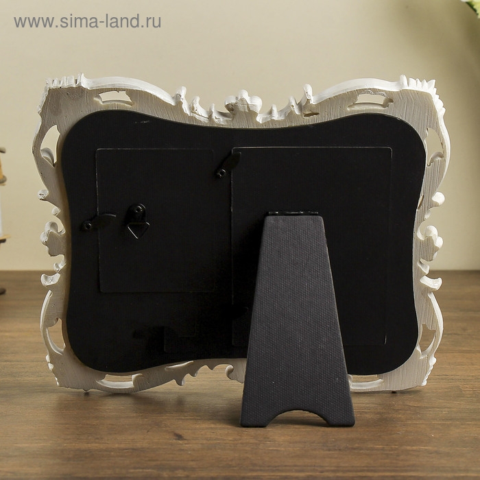 Фоторамка полистоун на 2 фото 6х9, 9х13 см  Фоторамка полистоун на 2 фото 6х9, 9х13 см "Тюильри" стразы 20х24 см