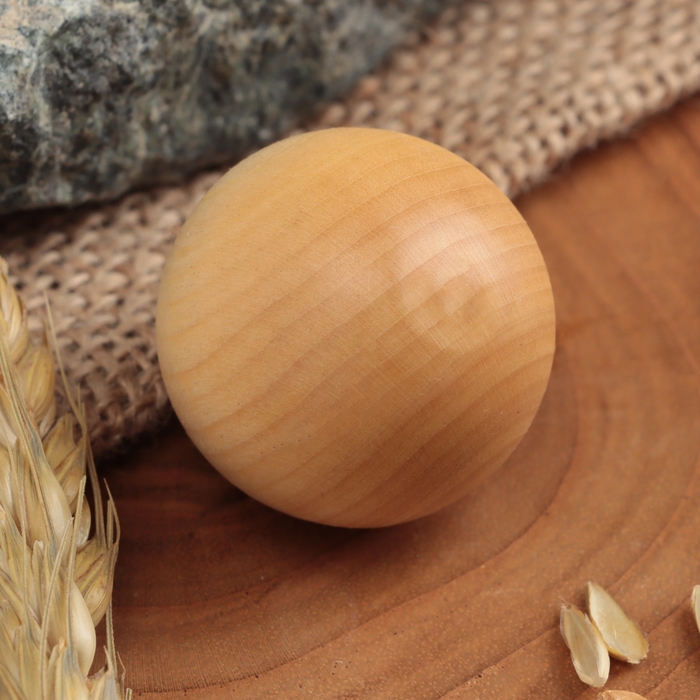 Сувенир Сувенир "Шар здоровья", липа, 3 см,