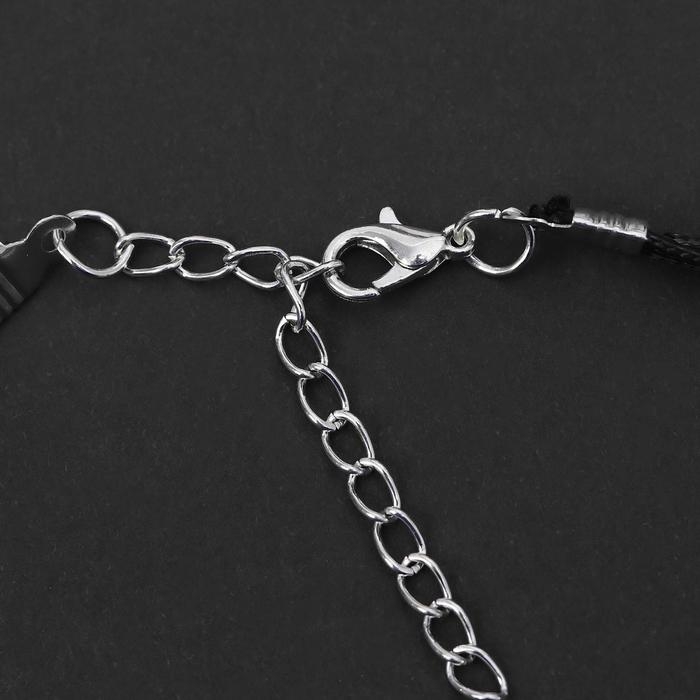 Чокер «Двойной» с нитью, звезда, цвет бело-чёрный в серебре, L=40 см Чокер «Двойной» с нитью, звезда, цвет бело-чёрный в серебре, L=40 см