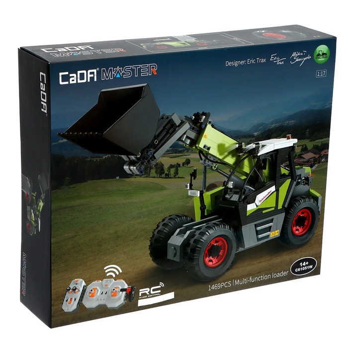 Конструктор &laquo;Техно. Фермерский погрузчик&raquo;, радиоуправляемый, 1469 деталей