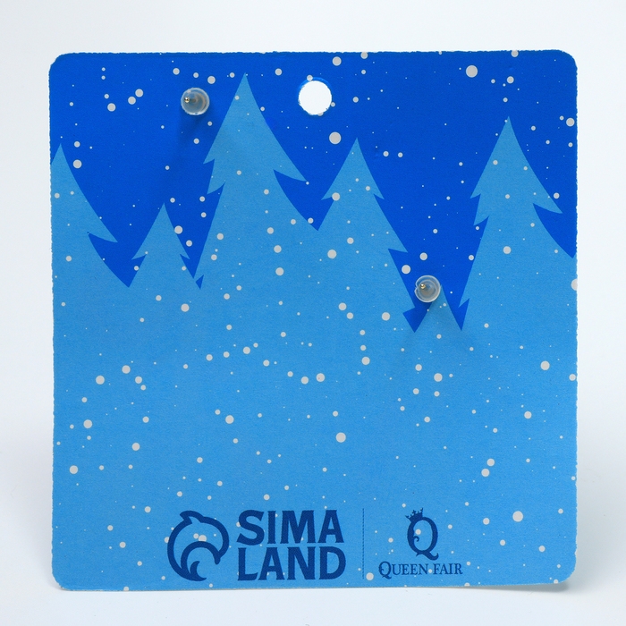 Новый год! Серьги «Новогодние» снеговик с носком, цветные в золоте Новый год! Серьги «Новогодние» снеговик с носком, цветные в золоте