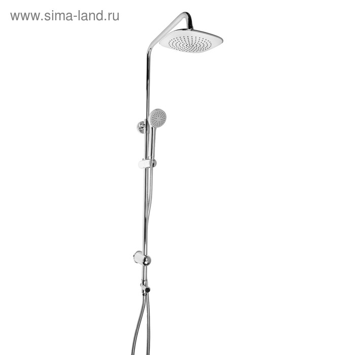 Стойка душевая  Стойка душевая "ЦС-СМ ДС001005", ПРЕСТИЖ, с душевым набором, с тропическим душем, хром