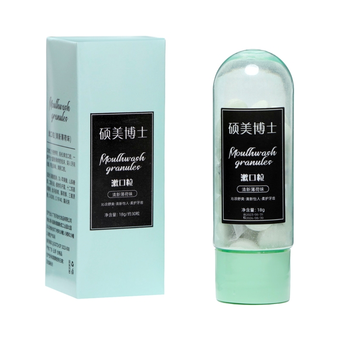 Зубная паста в таблетках со вкусом мяты Зубная паста в таблетках со вкусом мяты