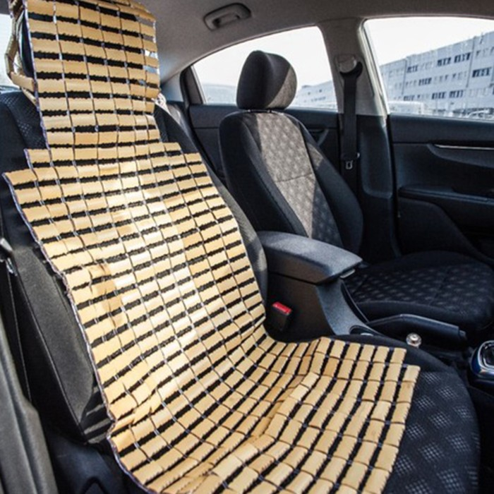 Накидка-массажер TORSO, на сиденье с капюшоном, 43×109 см, бамбук, бежевый Накидка-массажер TORSO, на сиденье с капюшоном, 43×109 см, бамбук, бежевый