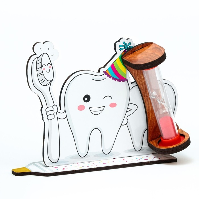 Песочные часы для чистки зубов Песочные часы для чистки зубов "Зубик", таймер 3 минуты