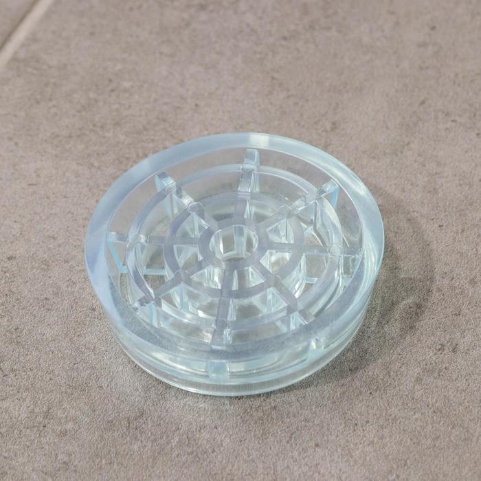 Антивибрационные подставки «Доляна», 4 шт, круглые, цвет прозрачный Антивибрационные подставки «Доляна», 4 шт, круглые, цвет прозрачный