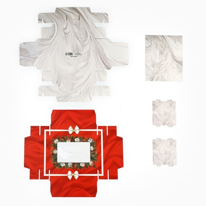 Коробка складная под 6 конфет «Снежная сказка», 13.5 х 9.8 х 3.8 см Коробка складная под 6 конфет «Снежная сказка», 13.5 х 9.8 х 3.8 см