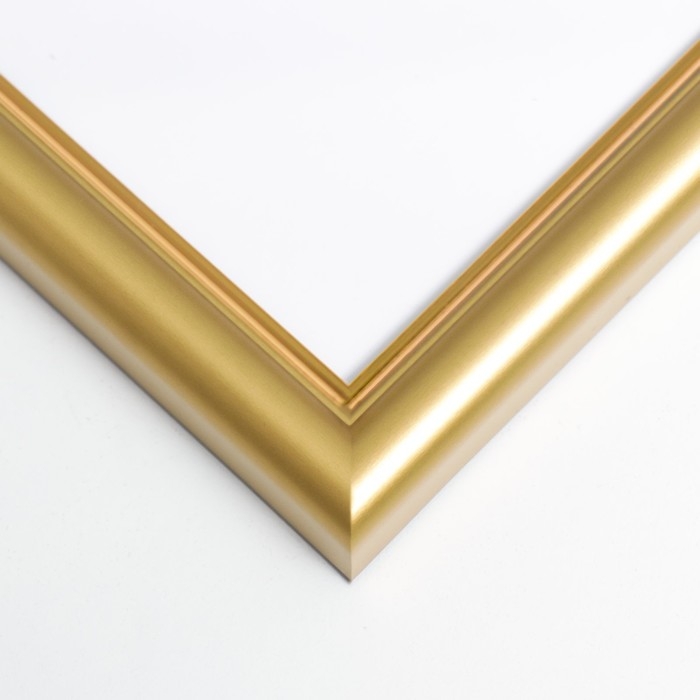 Фоторамка пластик Фоторамка пластик "МИРАМ" 20х20 см золото (пластиковый экран)