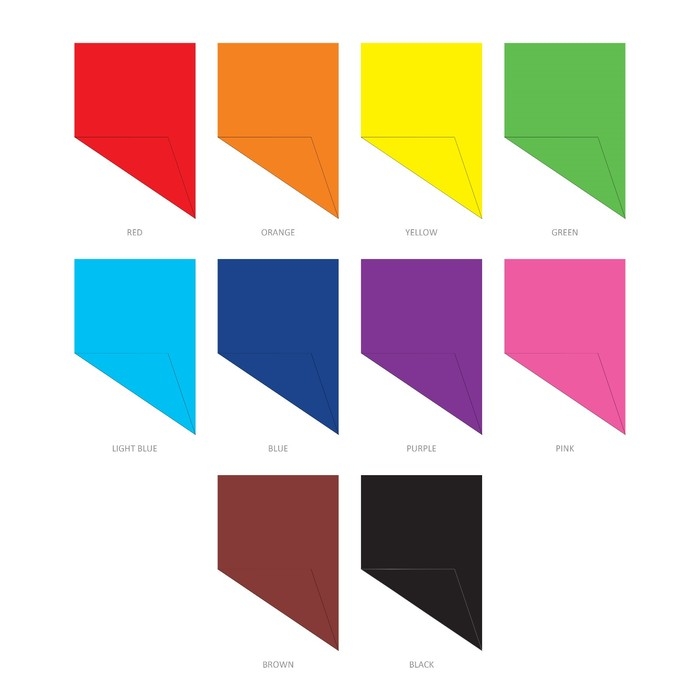 Бумага цветная А4 20 листов, 10 цветов, офсетная 80г/м&sup2;, ErichKrause, мелованная двусторонняя на склейке, набор для детского творчества