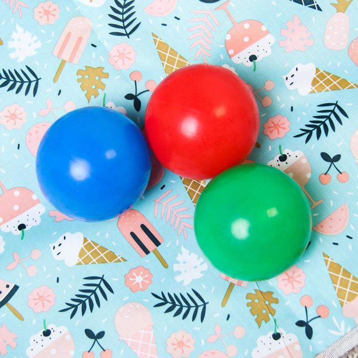 Игровой коврик-сумка для детей «Мороженое», размер 140х140x0,5 см, Крошка Я Игровой коврик-сумка для детей «Мороженое», размер 140х140x0,5 см, Крошка Я