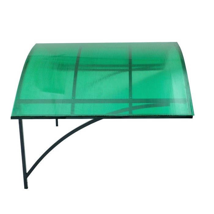 Козырек Арочный 165х80х104 см с поликарбонатом, основание труба квадратная 20 х 20 х 0,7 мм Козырек Арочный 165х80х104 см с поликарбонатом, основание труба квадратная 20 х 20 х 0,7 мм