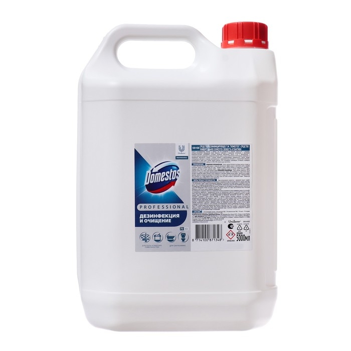 Чистящее средство универсальное DOMESTOS PROFESSIONAL Свежесть атлантики, гель, 5 л Чистящее средство универсальное DOMESTOS PROFESSIONAL Свежесть атлантики, гель, 5 л