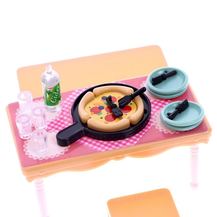 Игровой набор «Кухня Софии»: столовая с набором мебели и аксессуарами Игровой набор «Кухня Софии»: столовая с набором мебели и аксессуарами