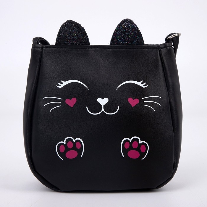 Сумка детская для девочки «чёрный котик» Сумка детская для девочки «чёрный котик»
