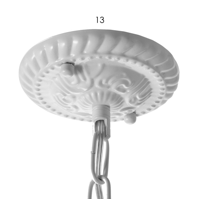 Люстра Люстра "Лукреция" 3хЕ27 40Вт белый 69х69х37-72 см BayerLux