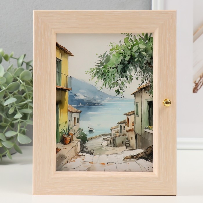 Ключница Ключница "Улица на берегу" 17х22 см