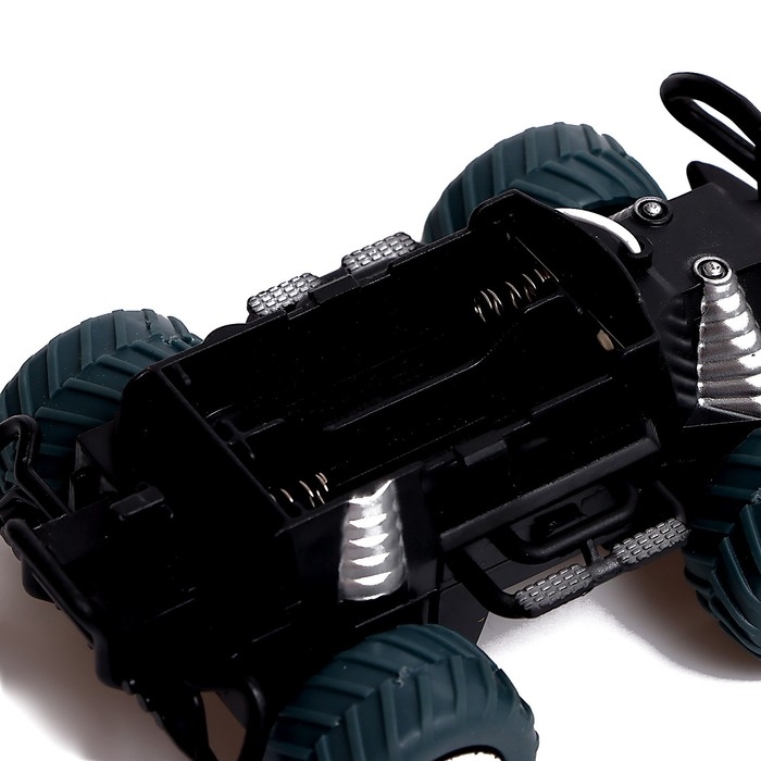 Джип радиоуправляемый DINO, работает от батареек, цвет синий Джип радиоуправляемый DINO, работает от батареек, цвет синий