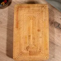 Поднос, 36&times;23&times;5 см, ротанг