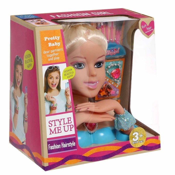 Кукла-манекен для создания причёсок «Барбара», с аксессуарами Кукла-манекен для создания причёсок «Барбара», с аксессуарами