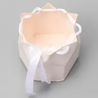 Коробка для конфеты, пирожные с лентой, 8×4×7.5 см
