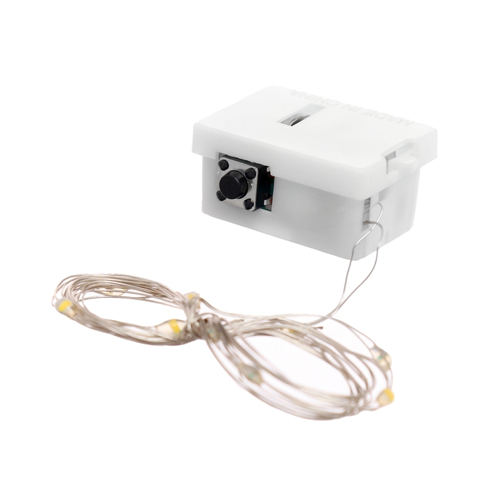 3D Конструктор «Новогодние истории», с гирляндой, 62 детали