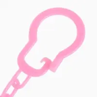 Соска - пустышка латексная ортодонтическая &laquo;Мур-мур&raquo;, от 0 мес., с держателем, розовая