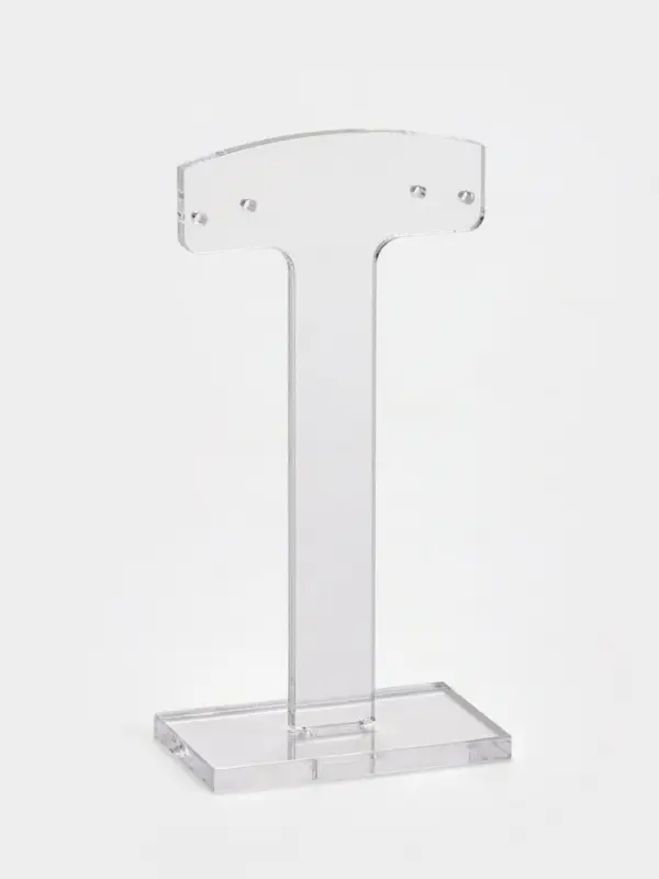 Подставка под серьги на 2 пары, 5×3×10 см, оргстекло 2 мм Подставка под серьги на 2 пары, 5×3×10 см, оргстекло 2 мм