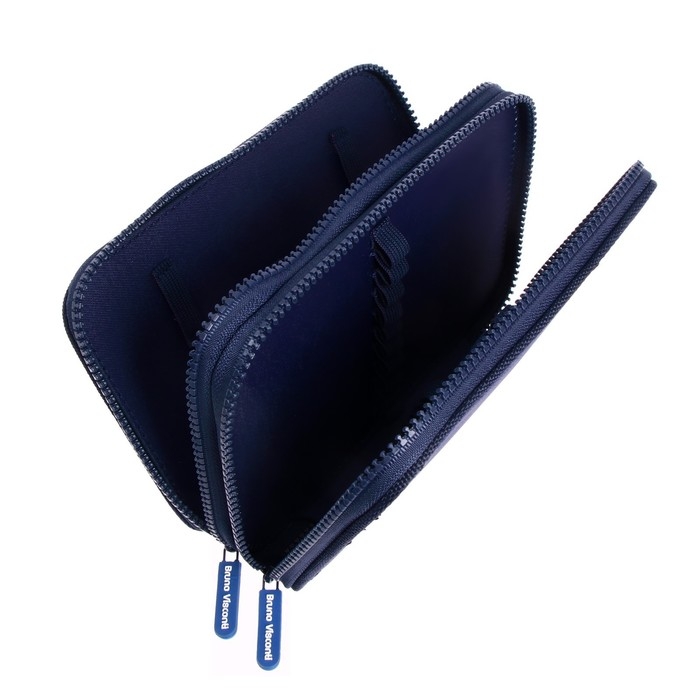 Рюкзак каркасный 38 х 30 х 20 см, + пенал, Bruno Visconti Рюкзак каркасный 38 х 30 х 20 см, + пенал, Bruno Visconti "Зефирный зайка"