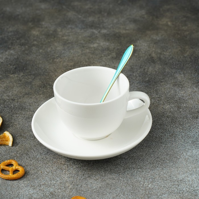 Ложка десертная Magistro &laquo;Цветок&raquo;, длина 12,5 см, цвет хамелеон