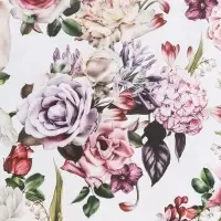 Бумага упаковочная двухсторонняя &laquo;Букет&raquo;, глянец, 100&times;70 см