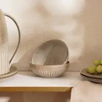 Миски SL Home &laquo;Монти&raquo;, 700 мл, d=16.5 см, фарфор, бежевые