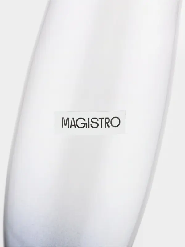 Набор бокалов для шампанского Magistro &laquo;Иллюзия&raquo;, 160 мл, 6 шт., 5.5&times;27.5 см, синие ножки, прозрачные