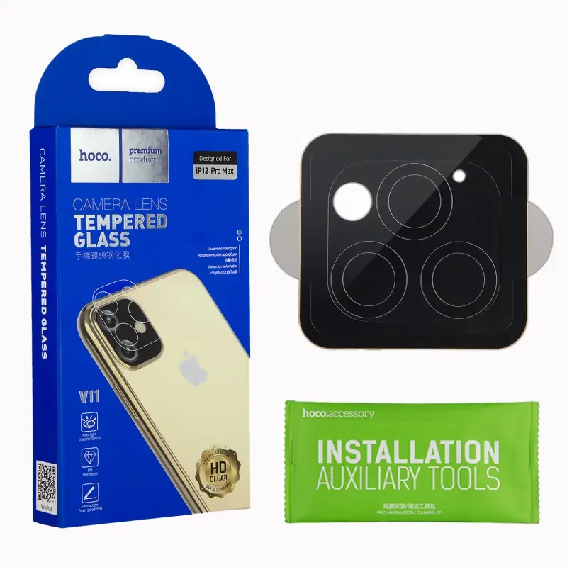 Защитная пленка для камеры Iph 12 Pro Max V11 Hoco прозрачное Защитная пленка для камеры Iph 12 Pro Max V11 Hoco прозрачное