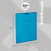 Тетрадь 24 листа в клетку, ErichKrause «Классика CoverPrо Vivid», в клетку, пластиковая обложка, синяя